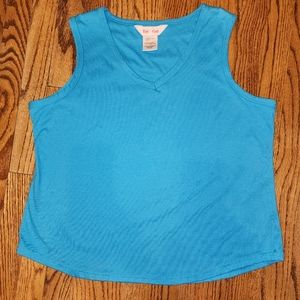 Pink Lady Lg blue tank